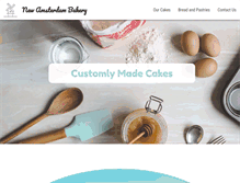 Tablet Screenshot of newamsterdambakery.com